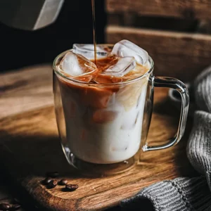 Double Walled Glass Coffee Mugs with Handle, Insulated Layer Large Cup for Tea Beer Cappuccino - Image 2