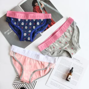 Fan Sweet Letter Printed Cotton Women's Underwear Lingerie Sports Fitness Seamless Panties Sexy Low-Waist Female Briefs Tanga - Image 3