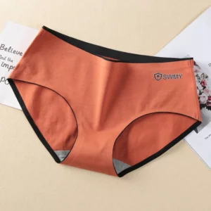 Women's Cotton Underwear Sexy Solid Color Panties Fashion Girl Traceless Underpants Mid Waist Seamless Briefs Female Lingerie - Image 5