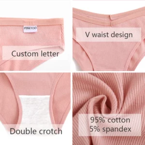 Sexy Low Wasit Cotton Panties Women Sexy V Wasit Briefs Female Plus Size M-2XL Pantys Ladies Underwear Girls Intimates Lingerie - Image 5