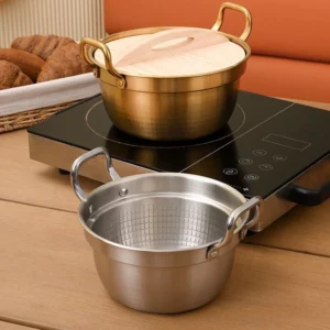 Korean Ramen Noodle Pot Double Handle Household Ramen Pot Ramen Bowls Kitchen Cooking Tools Kitchen Supply - Image 4