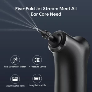 4 Pressure Modes Electric Ear Cleaner Kit EarWax Removal Health Care Water Irrigation Ear Washer for Adults Child Ear Cleaner - Image 3