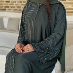 Eid Abaya Women Cardigan Dress Dubai Kaftan Muslim Caftan Long Robe Jalabiya Ramadan Morocco Islam 2025 Vestidos Largos - Image 3
