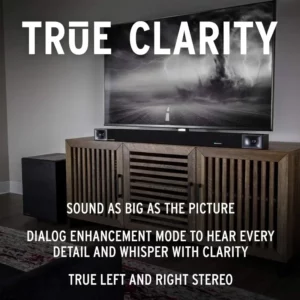 For Klipsch Cinema 600 Sound Bar 3.1 Home Theater System with HDMI-ARC for Easy Set-Up, Black - Image 5