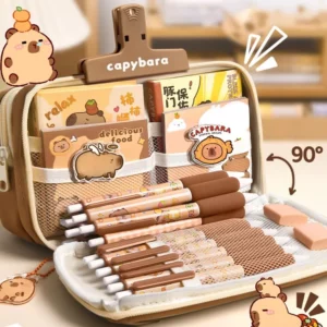 Cute Fabric Pencil Case Kawaii Large Capacity Animal Zipper Kids Bag Children'S Boys' Pen Pouch Girl School Case Supplies - Image 4