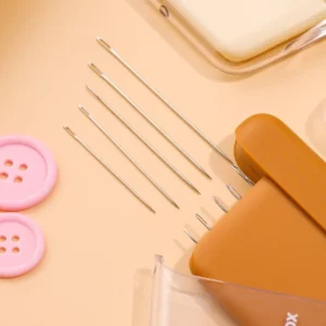 Magnetic Sewing Needle Box with Needle Portable 5 Size Embroidery Needles Magnet Storage Case Home DIY Craft Sewing Accessories - Image 3