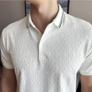 Brand Clothing Men's Summer High Quality Knitted Polo Shirts Man Slim Fit Fashion Short Sleeve Polo Shirts Man Tees 3XL-M - Image 6