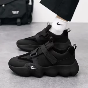 Summer Cool Man Shoes 2024 New Fashion Black Platform Sneakers Chunky Shoes Casual Y2k Trainers for Men - Image 5