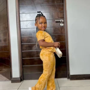 Girls' Clothes Set Children Short Sleeved Fared Pants 2-Piece Set Baby Casual Wear Printing Kids Girl's Clothes 3 4 5 6 7 8 Year - Image 5