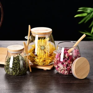 Hermetic Containers for Food Storage Pots Glass Jar with Lid Sealed Container Sugar and Tea Cans Airtight Kitchen Coffee Jars - Image 2