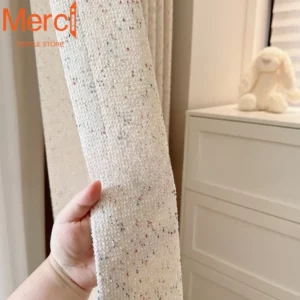 Rainbow Colorful Curtains Chenille Cream Double-sided Jacquard Children's Room Curtains for Living Dining Room Bedroom Custom - Image 2