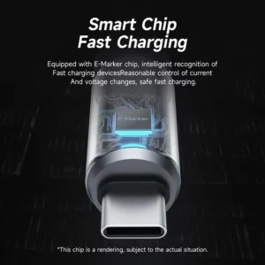Hagibis USB C Cable with LED Display Type C to C Fast Charger Cable PD 240W Silicone Charging Cord for iPhone 16 Macbook Pro Air - Image 5