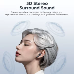 Toocki Bluetooth 5.4 ANC Wireless Earphones IPX4 Waterproof 65dB Noise Cancellation 13mm Dynamic HIFI ENC Headphone with Mic - Image 4