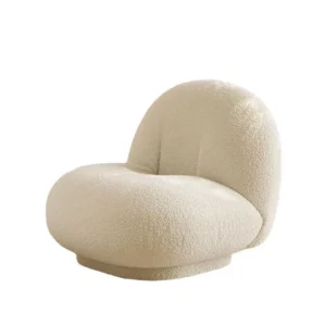 OLEVO Cloud Lazy Sofa Chair Lamb Fleece Fabric Soft And Delicate Breathable And Not Stuffy Suitable For Multiple Scenarios - Image 5