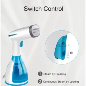 Quick-Heat Hand Garment Iron Steamer for Clothes 1500W Powerful 280ml Portable Fabric Steamer Travelling Home Steam Generator - Image 5