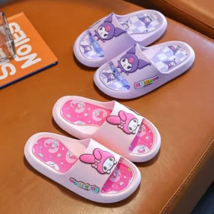 Sanrio Hello Kitty Summer Slippers Cute Kuromi Cinnamoroll Home Indoor Bathroom Anti-Slip Slippers Cartoon Outdoor Sandals Gifts - Image 5