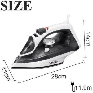 Sonifer Electric Steamer Iron SF-9080 .Dry ironing function .Nebulizer steam function .Powerful burst steam vertical steam funct - Image 6