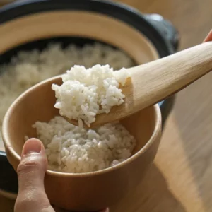 SHIMOYAMA Natural Wood Rice Spoon Non-stick Cooking Rice Shovel Kitchen Utensils Tableware Tools for Rice Potato Salads Supplies - Image 4