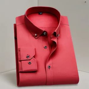 39-44 men's long sleeved shirt, business dress, leisure, professional decoration, new style work clothes, versatile men's shirt - Image 5