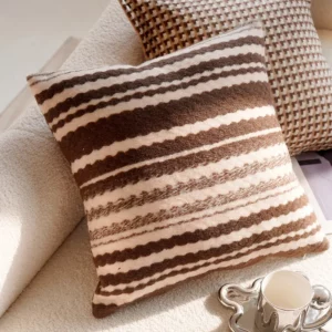 45x45CM Retro Throw Pillow Cover Bamboo Leaf Light Luxury Stamping Waist Cushion Cover Decor Home Decorative Pillowcase - Image 6