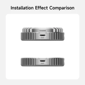 Hagibis Heatsink Heat Dissipation Fins Cover With Magsafe Only Accessories for MC100 Magnetic M.2 2230 NVMe SSD Enclosure - Image 4