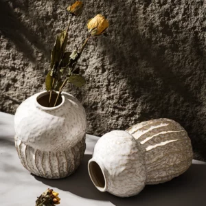 CAPIRON Gourd Shape Vase Ceramic Flowerpot Retro Objects Home Living Room Desktop Decoration Accessories Boho Modern Art Nordic - Image 4