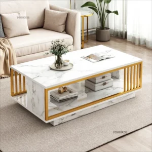 Italian Coffee Table Minimalist Square Nordic Tea Side Table Living Room Furniture Home Hotel Decor Modern Center Tables - Image 1