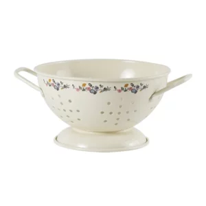 Home Draining Bowl for Fruits Washing Plates Floral Flower Metal Salad Kitchen Basket Snacks Storage Dishes Tableware - Image 5