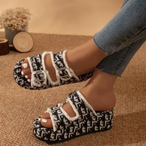 2025 Women Slipper New Comfort Soft Thick-Soled Slipper Travel Vacation Beach Shoes Designer Platform Casual Sandal Slides Women - Image 2