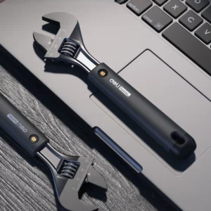 Deli Household Tools High Carbon Steel Adjustable Wrench Multifunctional Electrician Repair Lightweight Portable Hand Tools - Image 5
