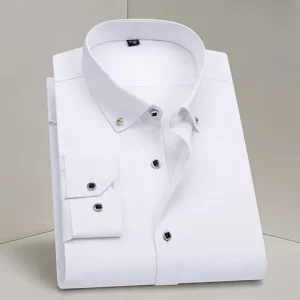 39-44 men's long sleeved shirt, business dress, leisure, professional decoration, new style work clothes, versatile men's shirt - Image 1