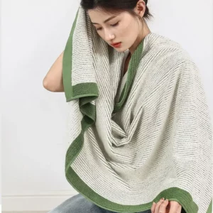 Nordic Pure Cotton Skin-friendly Lazy Face Towels Absorbent Bathroom Towel Class A Combed Long-Staple Kids Towel Beach Towel - Image 5