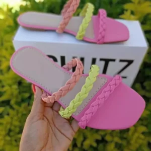 2022 NEW Women Cute Light Weight Summer Hemp Home Slippers Lady Casual Sweet Summer Beach Comfort Slippers shoes for women - Image 4