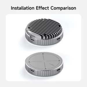 Hagibis Heatsink Heat Dissipation Fins Cover With Magsafe Only Accessories for MC100 Magnetic M.2 2230 NVMe SSD Enclosure - Image 3