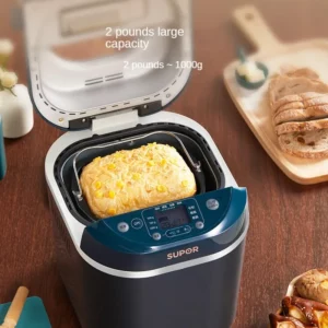 SUPOR Automatic Bread Maker with Large Capacity for Home Use and Dough Kneading Multifunctional with Intelligent Fruit Feeder - Image 5