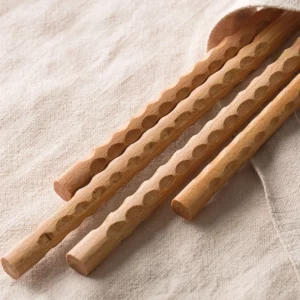 Japanese Extra Long Wooden Chopsticks Polished Beech Wood Fried Food Noodle Anti-slip Chopsticks Kitchen Cooking Tools - Image 3
