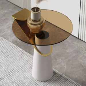 Nordic Light Coffee Table Luxury Metal Glass Simple Creative Apartment Coffee Table Living Room Fashion Home Furniture GN852TB - Image 2