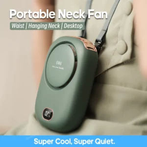 Portable Hanging Neck Fan Mini Cooling Waist Fans Bladeless USB Rechargeable Sports Cooler Fan For Outdoor Sports Travel - Image 1