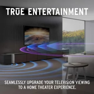 For Klipsch Cinema 600 Sound Bar 3.1 Home Theater System with HDMI-ARC for Easy Set-Up, Black - Image 3