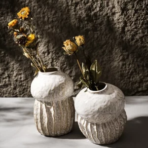CAPIRON Gourd Shape Vase Ceramic Flowerpot Retro Objects Home Living Room Desktop Decoration Accessories Boho Modern Art Nordic - Image 5