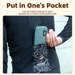 ROCKBROS Cycling Mobile Phone Bag Multi-functional Wallet Card Bag Lightweight Portable Bicycle Cycling Pocket Bag Commute Bag - Image 2
