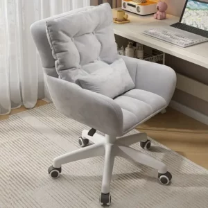 Comfortable Sedentary Home Study Chair Dormitory Desk Girls' Bedroom Makeup Chair Office Lift Swivel Chair - Image 3