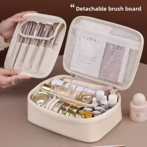 New Women's Cosmetic Bag Portable Storage Bag Large Capacity Luxury Makeup Bag Travel Organizer Essentials Toiletry Bags - Image 3