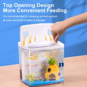 Fish Tank Living Room Small Mini Douyu Tank Household Tabletop Ecological Tank Self Circulating Back Filter Goldfish Tank - Image 2