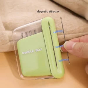 Magnetic Sewing Needle Box with Needle Portable 5 Size Embroidery Needles Magnet Storage Case Home DIY Craft Sewing Accessories - Image 2