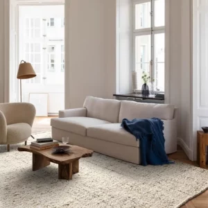 Solid Color Handmade Wool Carpet Retro No Glue Soft Bedroom Bedside Carpet Minimalism Modern Home Study Cloakroom Area Rug Large - Image 2