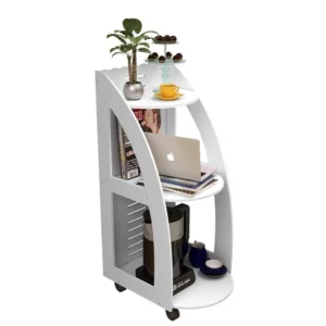 Movable Side Cabinet Coffee Table With Wheels Living Room Sofa Side Cabinet Side Table Bedroom Simple Storage Miscellaneous Rack - Image 5