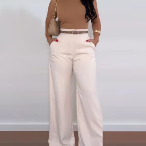 Summer Elegant Women's Fashion New High Waist Printed Wide Leg Casual Pants Loose and Comfortable Casual Pants - Image 3