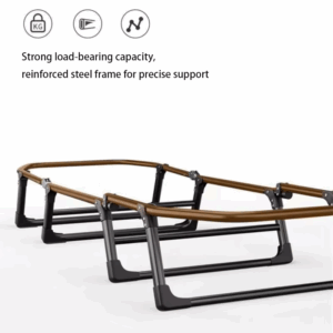 Folding Bed Single Gray Sofa Bed Office Nap Bed Simple And Portable Office Folding Bed Sturdy And Easy To Store Folding Bed - Image 4