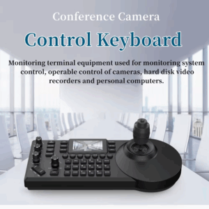 NDI 4D Joystick Keyboard 3-inch Color Screen Network Visca Pelco-D/P Protocol Rocker Console POE Camera Control Keyboard - Image 6